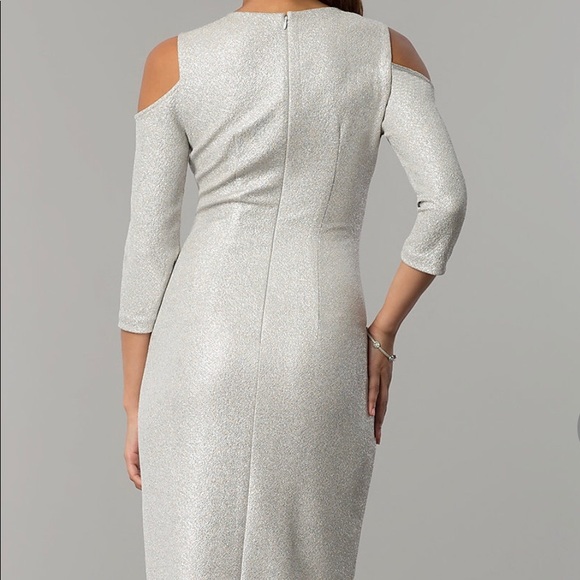 🆕NWT Cold Shoulder 3/4 Sleeve Party Dress - Picture 6 of 6